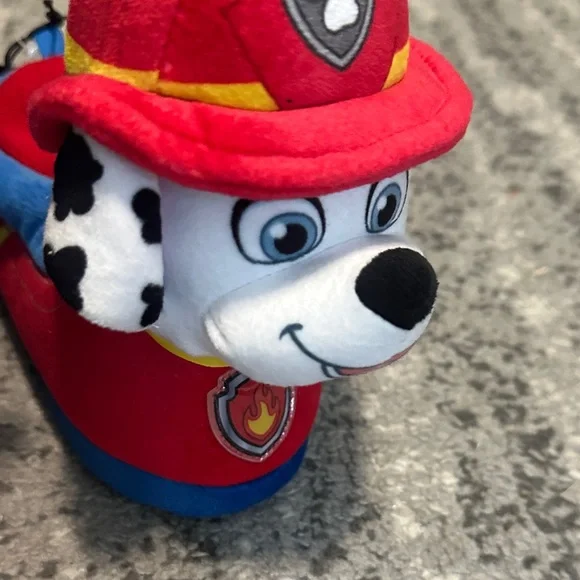Paw Patrol Toddler Plush Slippers 9/10 NEW with Tags - Picture 3 of 5
